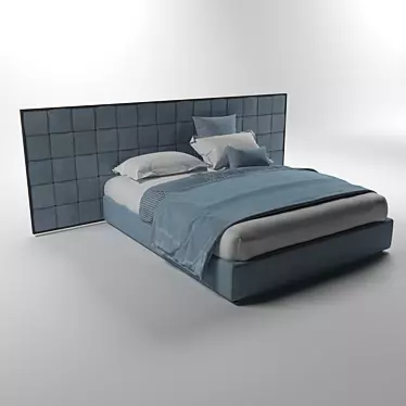 Elegant Bed for 3D Rendering 3D model image 1 