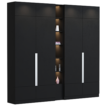 Versatile 2-Door Cabinet: 317.4 x 51.81 x 299.8 cm 3D model image 1 
