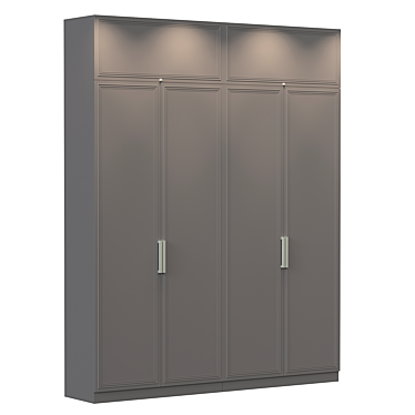 Sleek Modern Cupboard 3D model image 1 