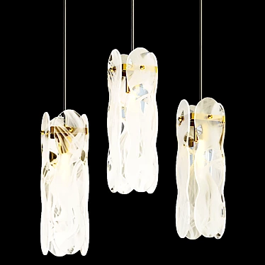 Elegant Belinda Pendant Lamp 3D model image 1 