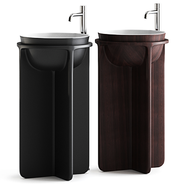 Eleganza Washbasin: Unmatched Style & Functionality 3D model image 1 