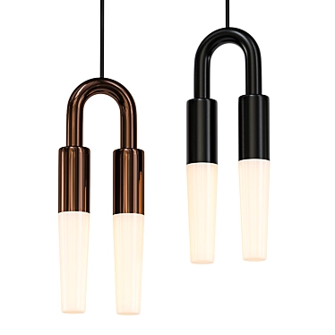 Elegant ION Pendant Lighting 3D model image 1 