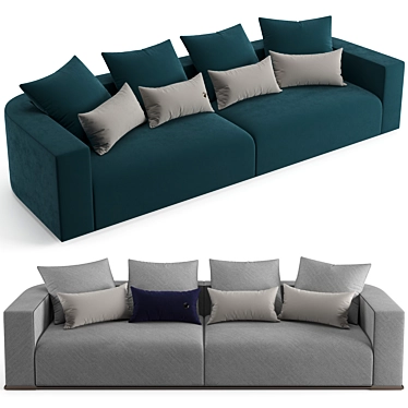Luxurious Fendi Casa Memoire Sofa 3D model image 1 