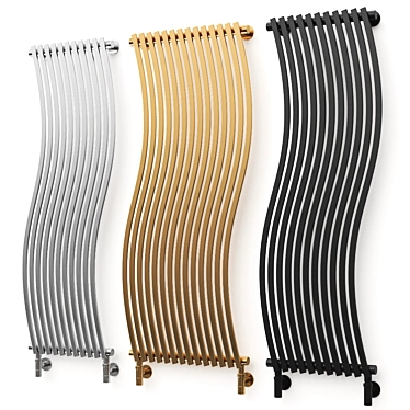 LOLA Vertical Decorative Radiator 3D model image 1 