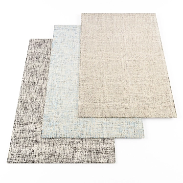 High-Resolution Rugs Set 3D model image 1 