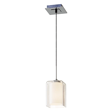 Rivoli Pendant Lamp: Elegant Illumination for 3.5 sq.m. 3D model image 1 