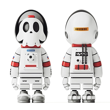  Space Explorer: Vray Astronaut Helmet 3D model image 1 