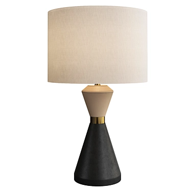 Elegant Cannes Table Lamp 3D model image 1 