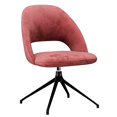 Roma Furman Armchair: Modern Elegance in Compact Design 3D model image 1 