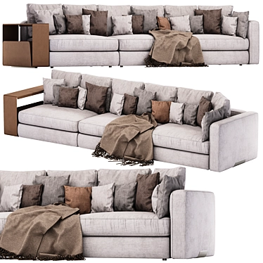 Sleek FLEXFORM Harper Sofa 3D model image 1 