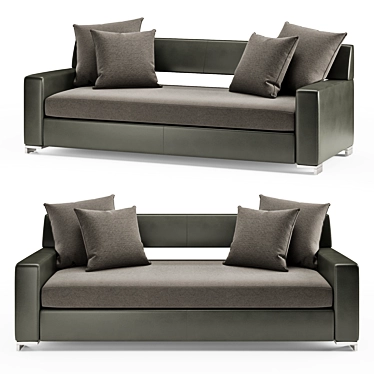 Sleek Philippe Hurel Elton II Sofa 3D model image 1 