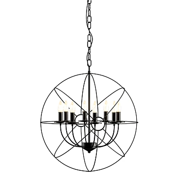 Elegant Vitaluce Pendant Chandelier 3D model image 1 