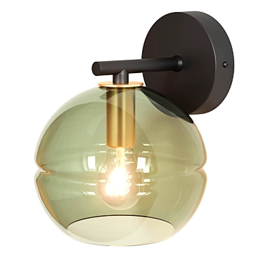 Mika Wall Lamp: Elegant and Versatile 3D model image 1 
