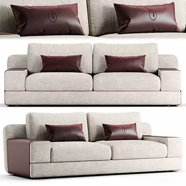  Stylish HEDO Sofa: Luxury Comfort for Your Home 3D model image 1 
