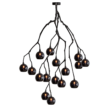 Mountain Ash Chandelier 3D model image 1 