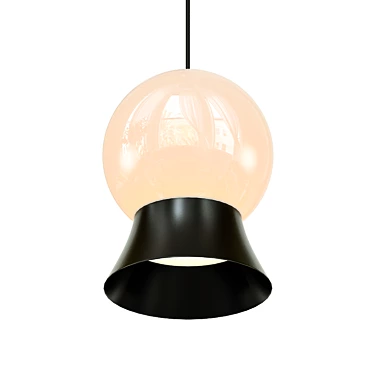 Sleek Fuji Pendant: Modern Elegance 3D model image 1 