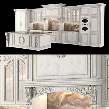 Elegant Kitchen Essentials 3D model image 1 