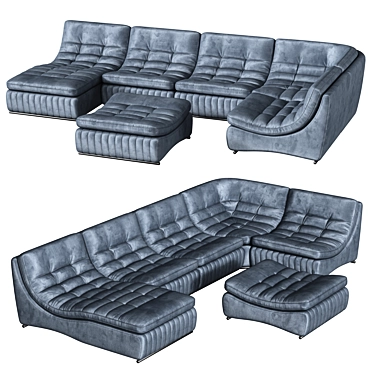 Modular Mare Sole Sofa 3D model image 1 