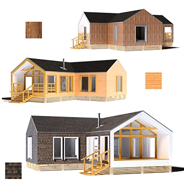 Modern Barnhouse: Versatile Design! 3D model image 1 