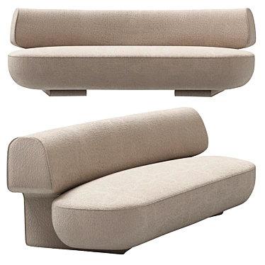 Elegant Litho Sofa: Modern Design 3D model image 1 