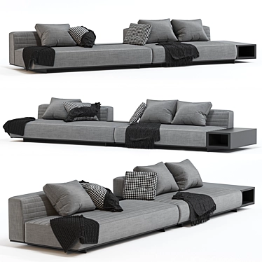 Elegant Roger Sofa for Stylish Interiors 3D model image 1 