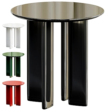 Elegant Carlotta Side Table 3D model image 1 