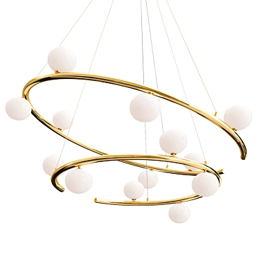 Contemporary Pendant Light: Creative and Sleek 3D model image 1 