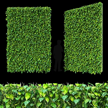 Stunning Vertical Garden Set 3D model image 1 