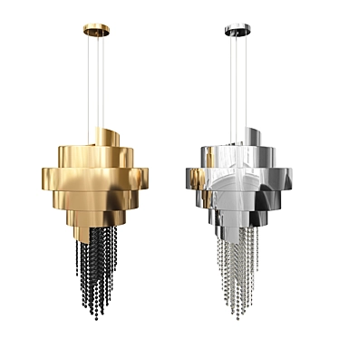 Guggenheim Pendant: Bold Illumination for Modern Spaces 3D model image 1 