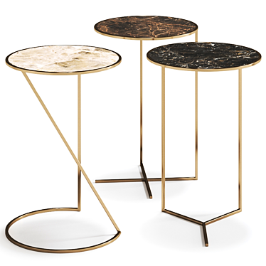 Elegant MAJORDOME Coffee Table 3D model image 1 