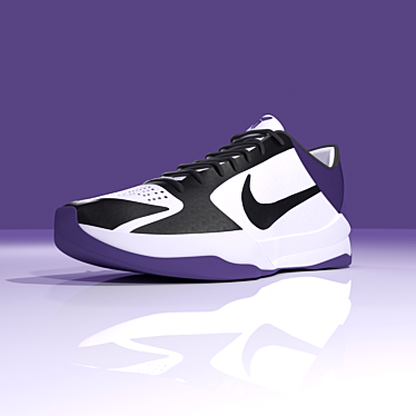 Kobe 5 Basketball Shoes: Unrivaled Performance 3D model image 1 