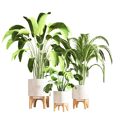 Elegant Plant Stand 28 - Stylish and Functional. 3D model image 1 