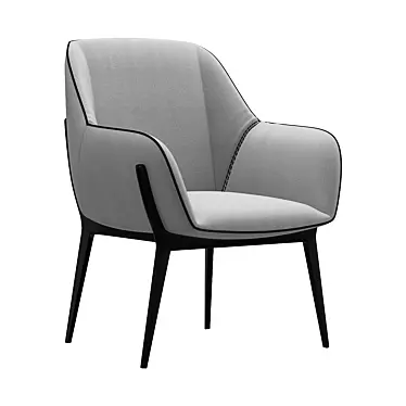 Cozy Nest Lounge Chair 3D model image 1 