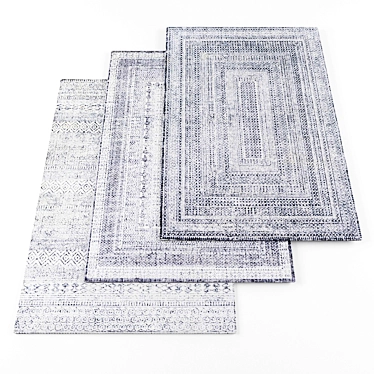 High Resolution Rugs Set 3D model image 1 