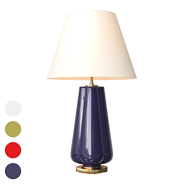 Elegant Penelope Table Lamp 3D model image 1 