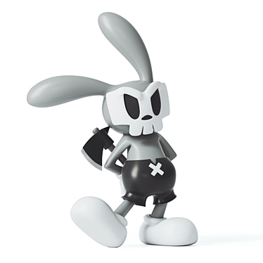 V-Ray Render Rabbit: 46580 Polys 3D model image 1 