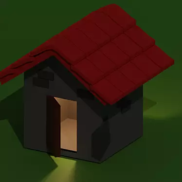 Low-poly house