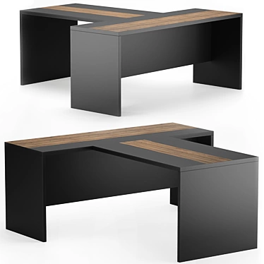 Versatile Home Office Table 3D model image 1 