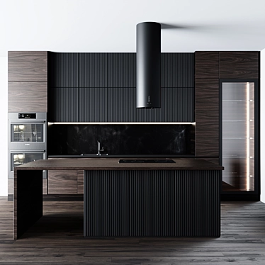 Sleek Isola Gloss Plus Hood 3D model image 1 