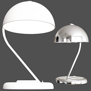 Elegant Desk Lamp: Jean Perzel 2013 3D model image 1 