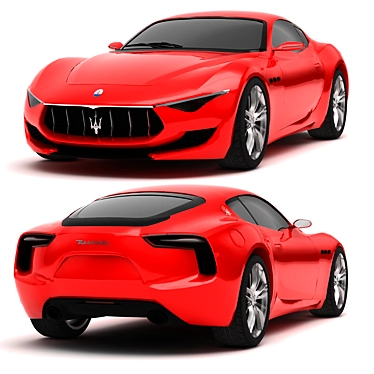 Masterful Maserati Alfieri 3D model image 1 