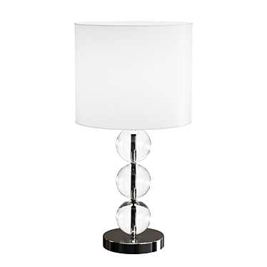 Elegant White Table Lamp 3D model image 1 