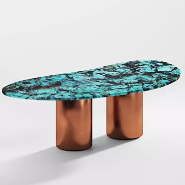 Elegant Baia Table by De Castelli 3D model image 1 