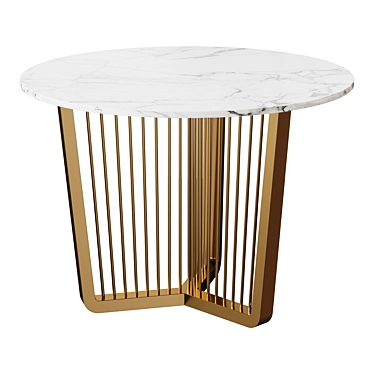 Alliance Ø110 Dining Table 3D model image 1 