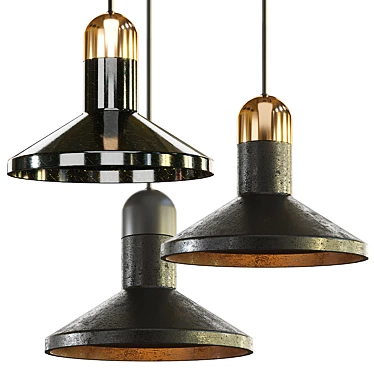 Rarity Pendant Lamp: Luxury Design for Elegant Spaces 3D model image 1 