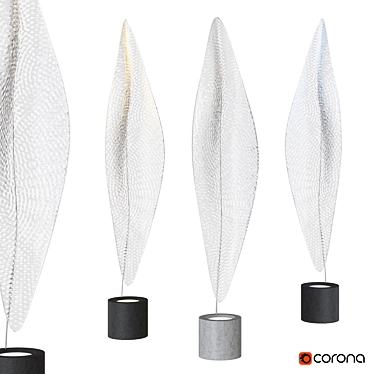 Elegant Artemide Cosmic Leaf | Floor Lamp 3D model image 1 