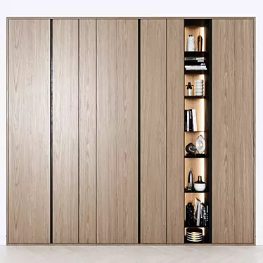 Title: Contemporary Unity Wardrobe 3D model image 1 