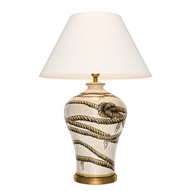 Elegant Hernando Table Lamp 3D model image 1 