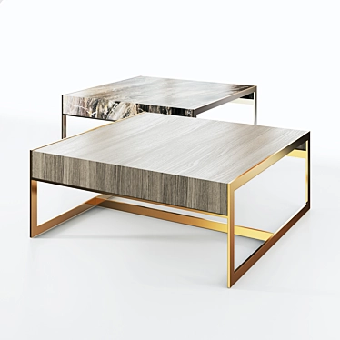 Elegant Anthony Coffee Table 3D model image 1 