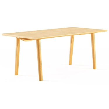 Modern Beam Table: Ariake 3D model image 1 